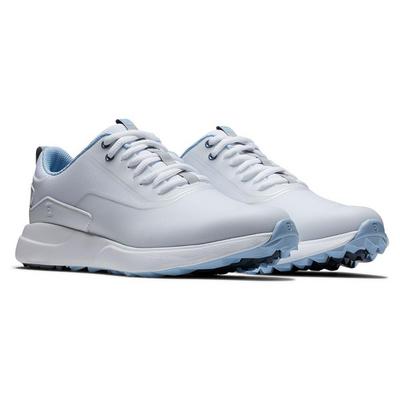 FootJoy Performa Womens Golf Shoes - White/Blue - thumbnail image 3