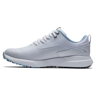 FootJoy Performa Womens Golf Shoes - White/Blue - thumbnail image 2