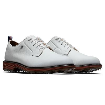FootJoy Premiere Series Field Golf Shoes - White/Brick - thumbnail image 3