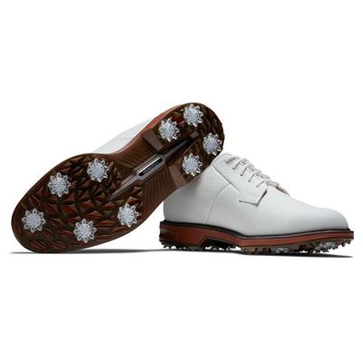 FootJoy Premiere Series Field Golf Shoes - White/Brick - thumbnail image 4