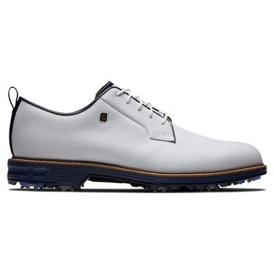 FootJoy Premiere Series Field Golf Shoes - White/Navy - thumbnail image 1
