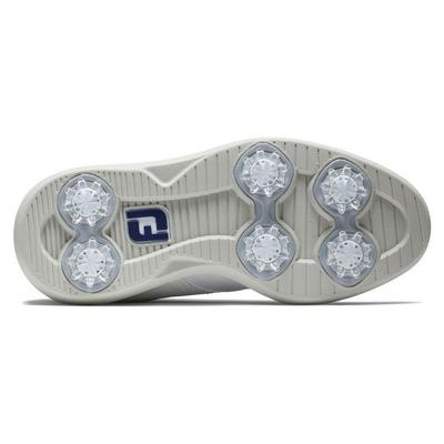 FootJoy Traditions Junior Golf Shoes - White/Grey - thumbnail image 6