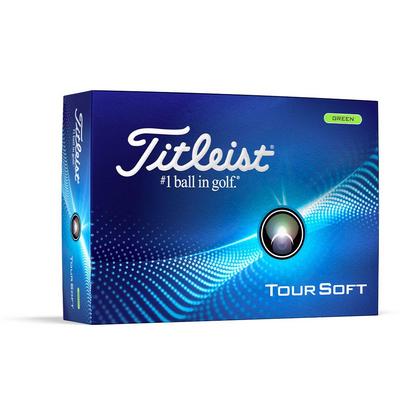 Titleist Tour Soft Golf Balls 2024 - Green - thumbnail image 1