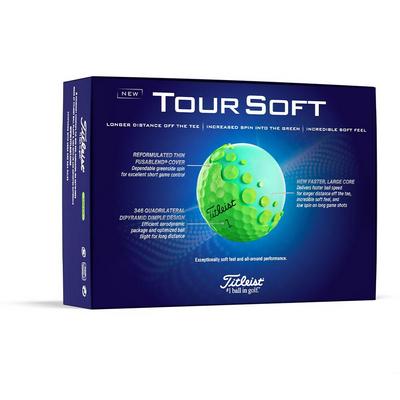 Titleist Tour Soft Golf Balls - Green - thumbnail image 2