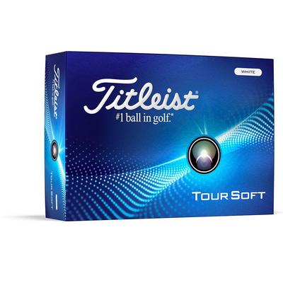 Titleist Tour Soft Golf Balls 2024 - White - thumbnail image 1