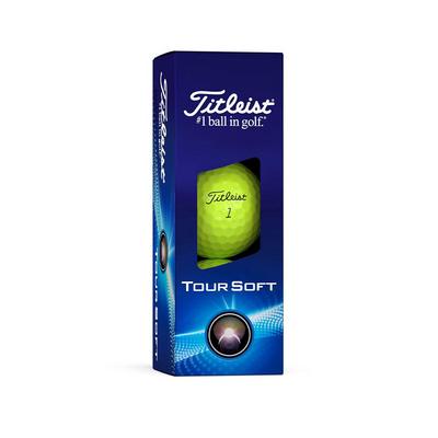 Titleist Tour Soft Golf Balls - Yellow - thumbnail image 3