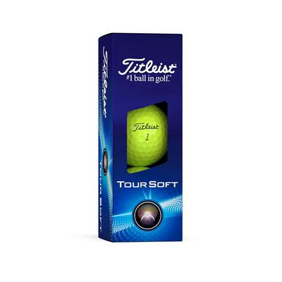 Titleist Tour Soft Golf Balls 2024 - Yellow - thumbnail image 3