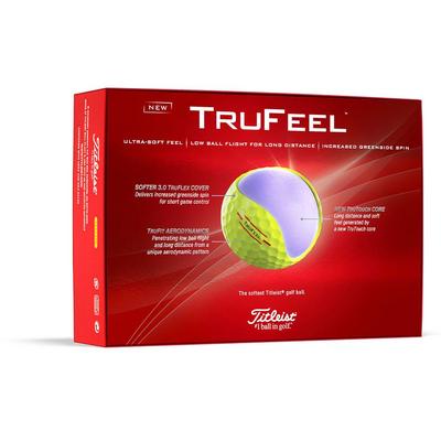 Titleist TruFeel Golf Balls - Yellow - thumbnail image 3