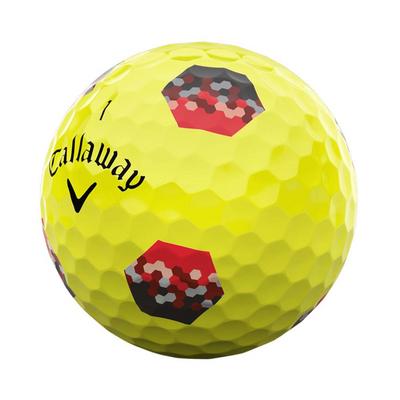 Callaway Chrome Soft TruTrack Golf Balls - Yellow - thumbnail image 2