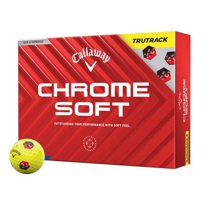 Callaway Chrome Soft TruTrack Golf Balls - Yellow