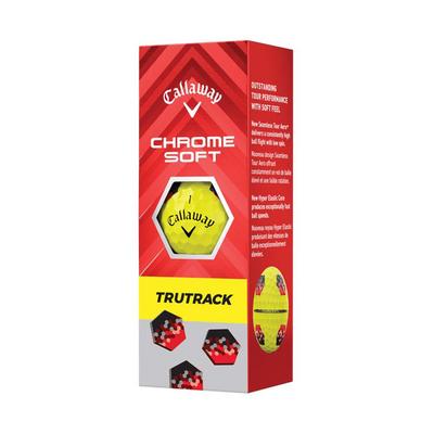 Callaway Chrome Soft TruTrack Golf Balls - Yellow - thumbnail image 5