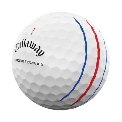 Callaway Chrome Tour X Triple Track Golf Balls - White - thumbnail image 2