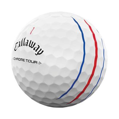 Callaway Chrome Tour Triple Track Golf Balls - White - thumbnail image 2