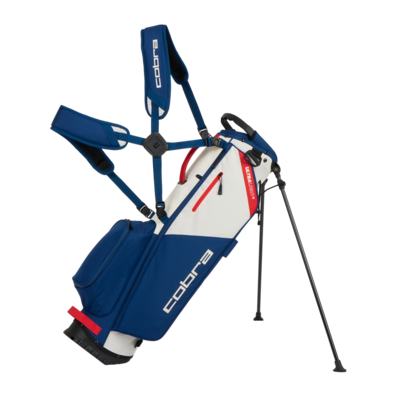 Cobra Ultralight 2 Golf Carry Stand Bag - Estate Blue/Sugared Almond/Pop Red