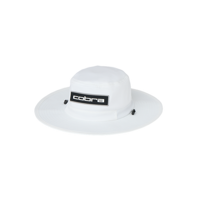 Cobra Tour Aussie Golf Bucket Hat White 