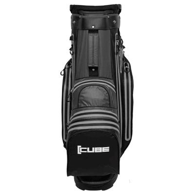 Cube 14 Way Water Resistant Golf Cart Bag - Black/Grey - thumbnail image 2