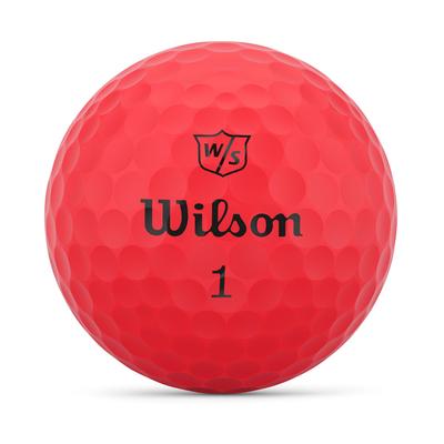 Wilson Staff Duo Soft Golf Balls - Red - thumbnail image 2