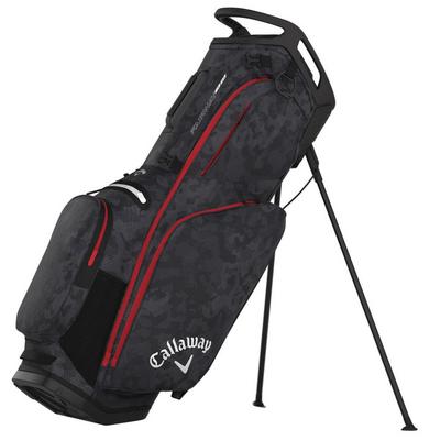 Callaway Fairway 14 HD Waterproof Golf Stand Bag - Graphite/Desert Camo/Red