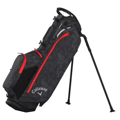 Callaway Fairway C HD Waterproof Golf Stand Bag - Graphite/Desert Camo/Red