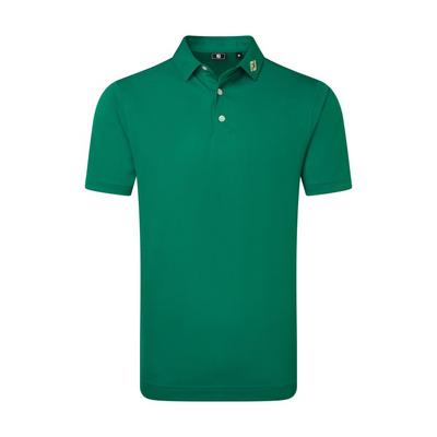 Footjoy Stretch Pique Solid Golf Polo Shirt - Field Green