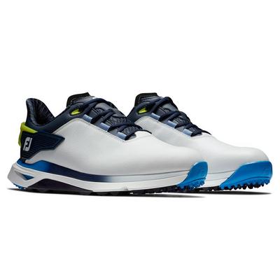 FootJoy Pro SLX Golf Shoes - White/Navy/Blue - thumbnail image 4