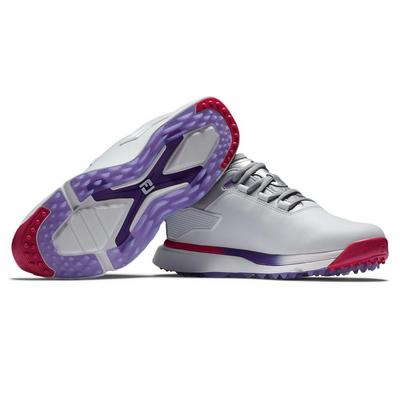 FootJoy Pro SLX Womens Golf Shoes - White/Silver/Multi - thumbnail image 5