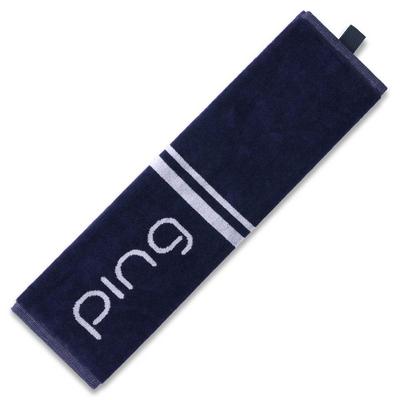 Ping G Le4 Tri-Fold Golf Towel - Plum/Lilac
