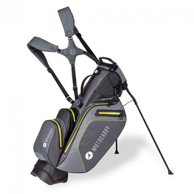Motocaddy HydroFLEX Golf Trolley/Stand Bag - Grey/Lime - thumbnail image 2