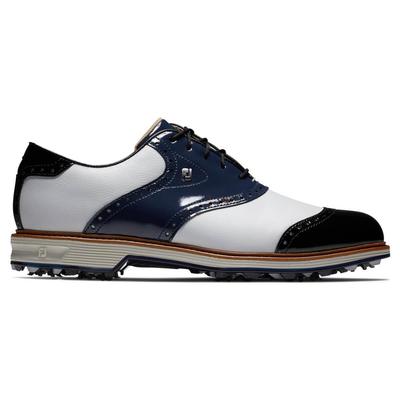 FootJoy Premiere Series Wilcox Golf Shoes - White/Navy/Black - thumbnail image 1