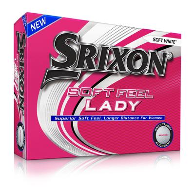 Srixon Ladies Soft Feel Golf Balls - White - thumbnail image 1