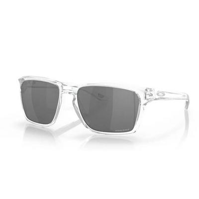 Oakley Sylas Sunglasses - Polished Clear w/Prizm Black Lens - thumbnail image 1