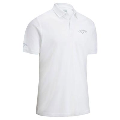 Callaway Tournament Golf Polo Shirt - Bright White - thumbnail image 1