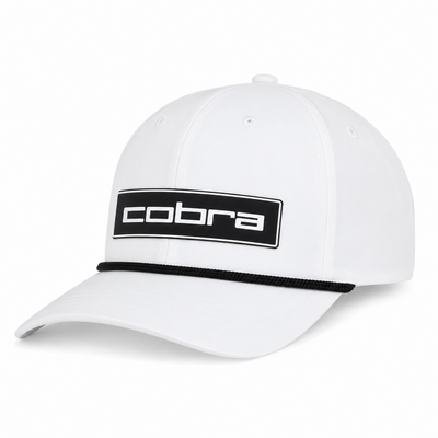 Cobra Tour Tech Rope Golf Cap White - thumbnail image 1