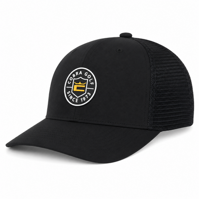 Cobra Shield Trucker Golf Cap Black - thumbnail image 1