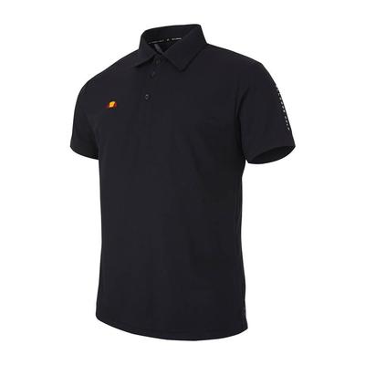 Ellesse Bertola Men's Golf Polo Shirt - Black - thumbnail image 1