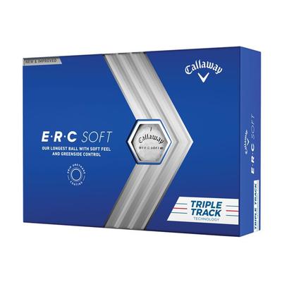 Callaway ERC Soft Triple Track Golf Balls - White - thumbnail image 1