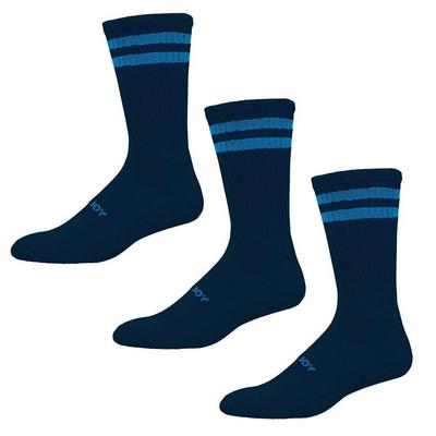 FootJoy ComfortSof Golf Socks 3-Pair Pack - Navy - thumbnail image 1