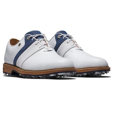 FootJoy Premier Series Packard LX Golf Shoes - White/Navy/White - thumbnail image 4