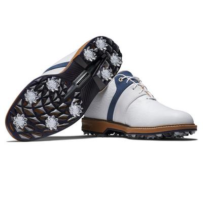 FootJoy Premier Series Packard LX Golf Shoes - White/Navy/White - thumbnail image 5