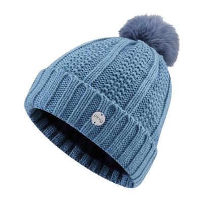 Ping Ladies Paulina Sensorwarm Golf Bobble Hat - Stone Blue - thumbnail image 1