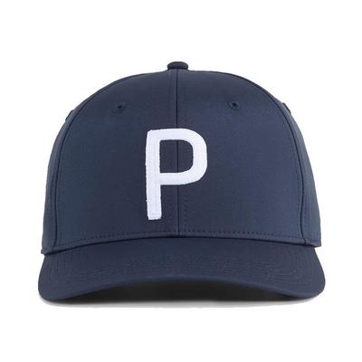 Puma Heritage P Tech Golf Cap - Deep Navy - thumbnail image 3