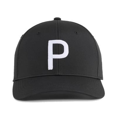 Puma Heritage P Tech Golf Cap - Puma Black - thumbnail image 3
