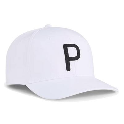 Puma Heritage P Tech Golf Cap - White Glow