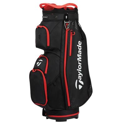 TaylorMade Pro Golf Cart Bag - Black/Red - thumbnail image 1