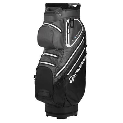 TaylorMade Storm Dry Waterproof Golf Cart Bag Black/Grey/White - thumbnail image 1