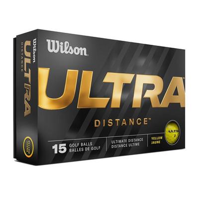 Wilson Ultra Golf Balls 15-Ball Pack - Yellow