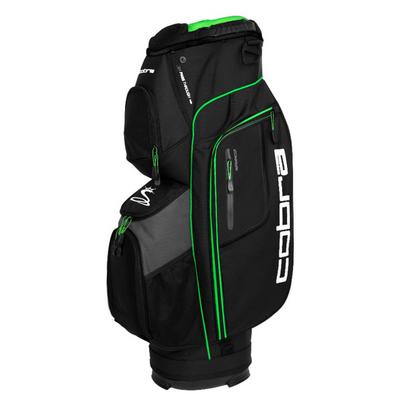 Cobra XL Golf Cart Bag - Black/Gecko Green
