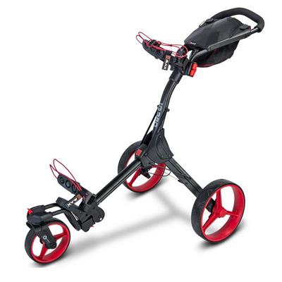 Big Max IQ 360 Golf Push Trolley - Black/Red - thumbnail image 1