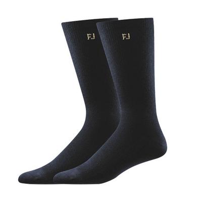 FootJoy ProDry Crew Golf Socks 2-Pair Pack - Navy - thumbnail image 1