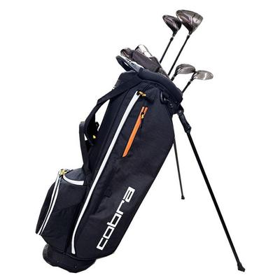 Cobra Fly XL 2 Golf Package Set - +1'' Longer Steel Stand Bag (11-Piece) - Stiff